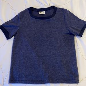 Dark blue soft tee